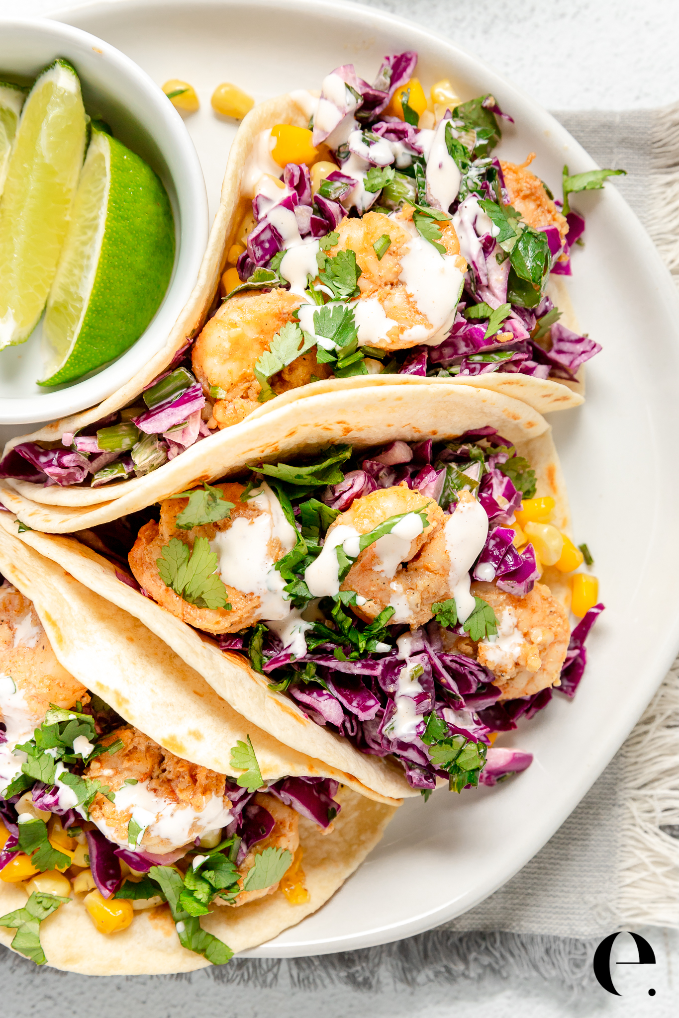 Easy Shrimp Tacos with Slaw